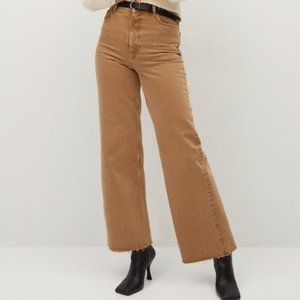 Mango Wide leg high waist jeans